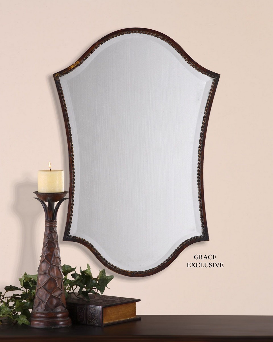 Uttermost Abra Bronze Vanity Mirror