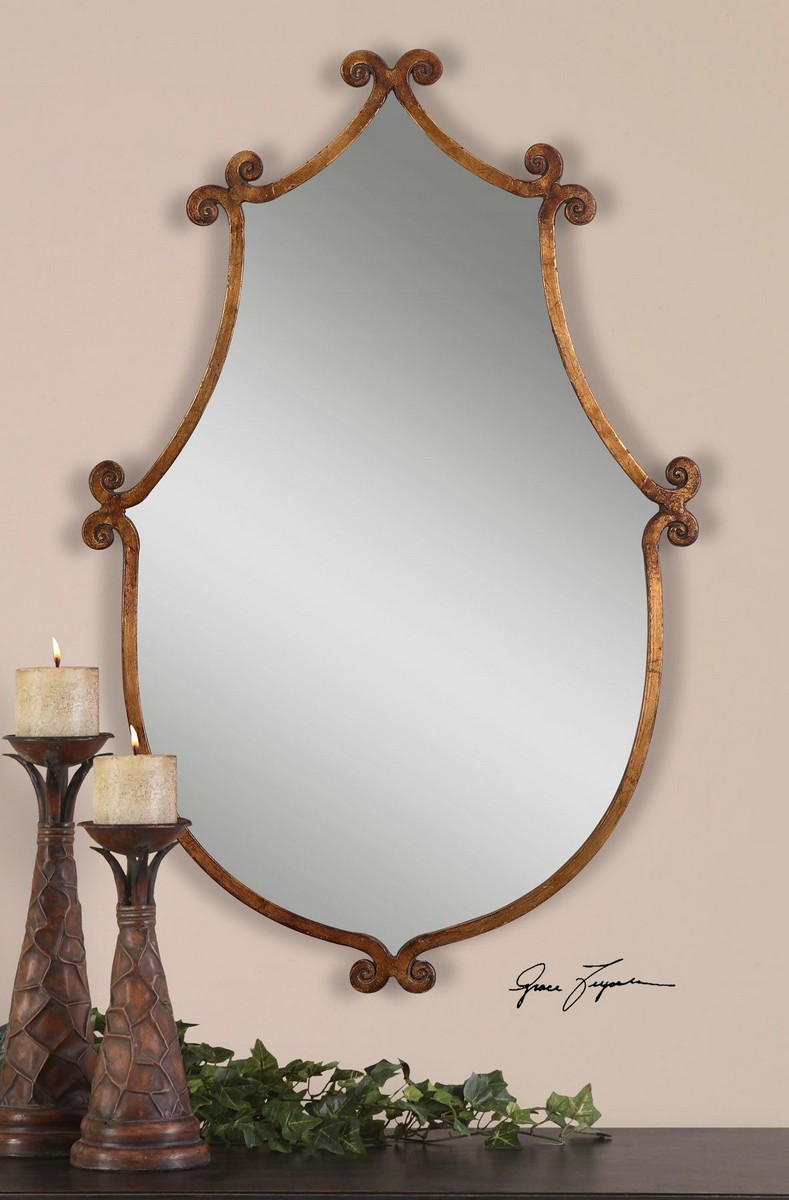 Uttermost Ablenay Antique Gold Mirror