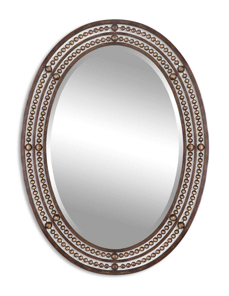 Uttermost Matney Distressed Bronze Mirror