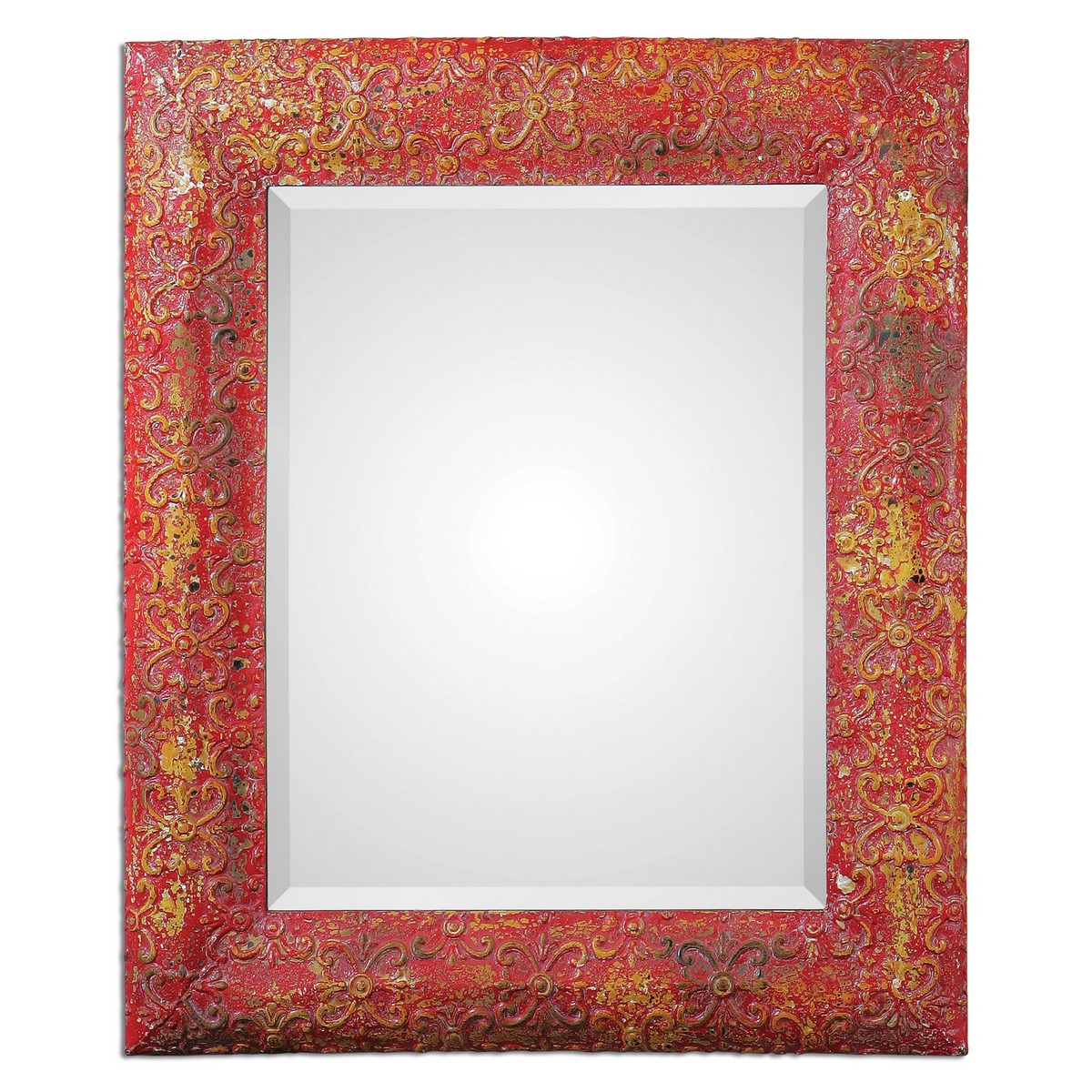 Uttermost Aeliana Red Mirror