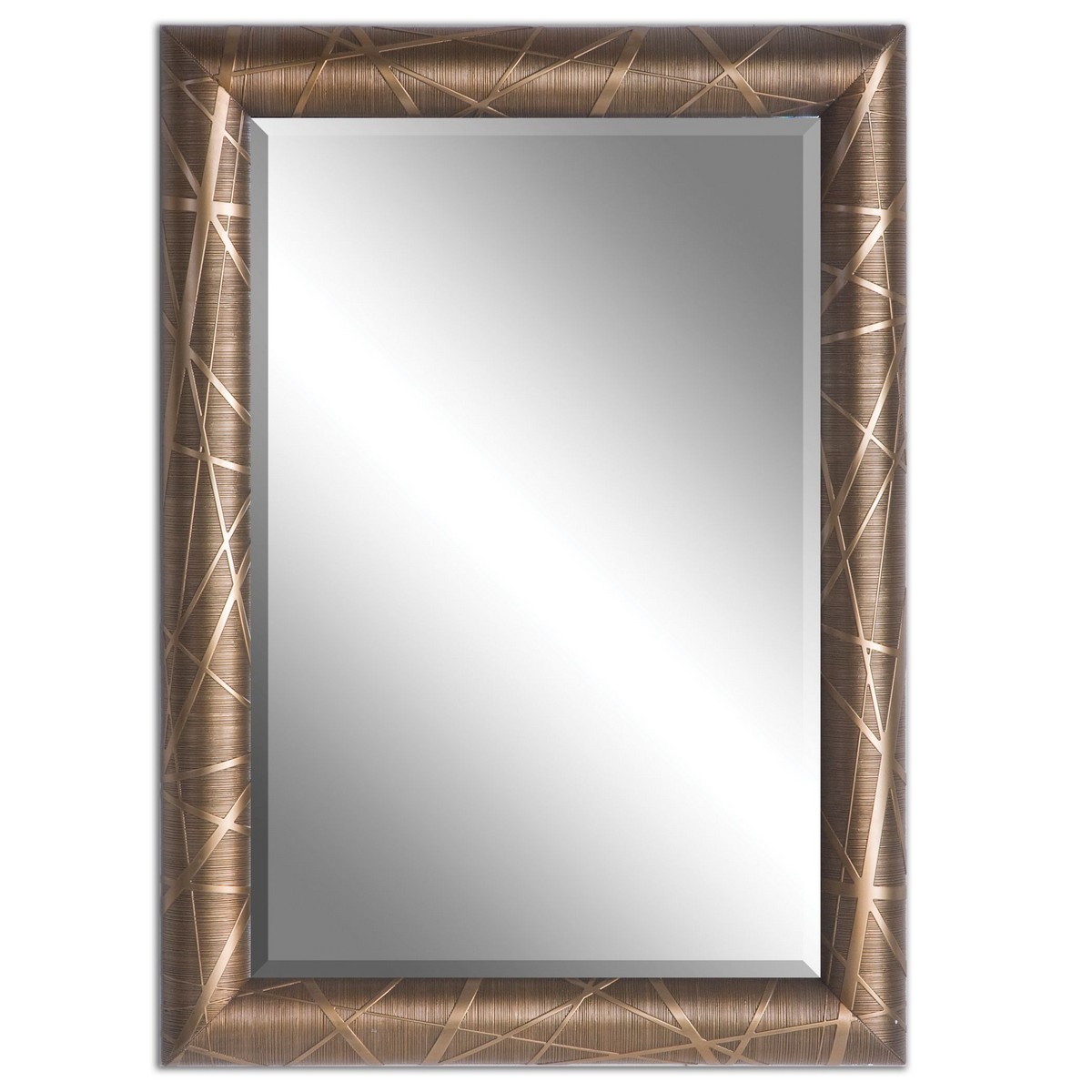 Uttermost Paglia Golden Bronze Mirror