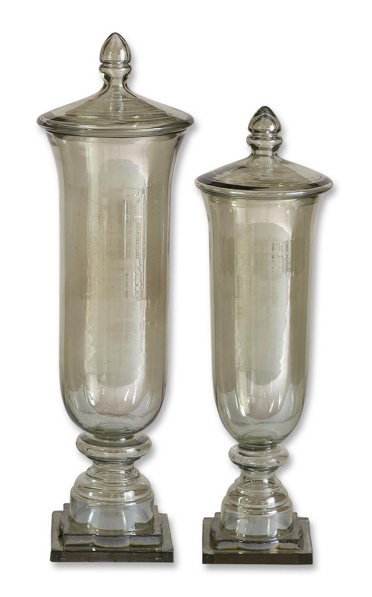Uttermost Gilli Glass Decorative Containers - Set of 2