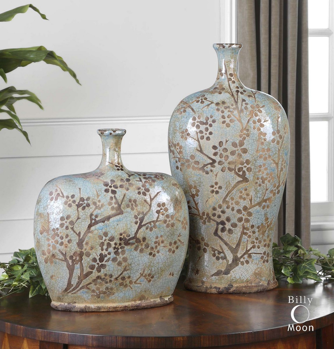 Uttermost Citrita Decorative Ceramic Vases - Set of 2