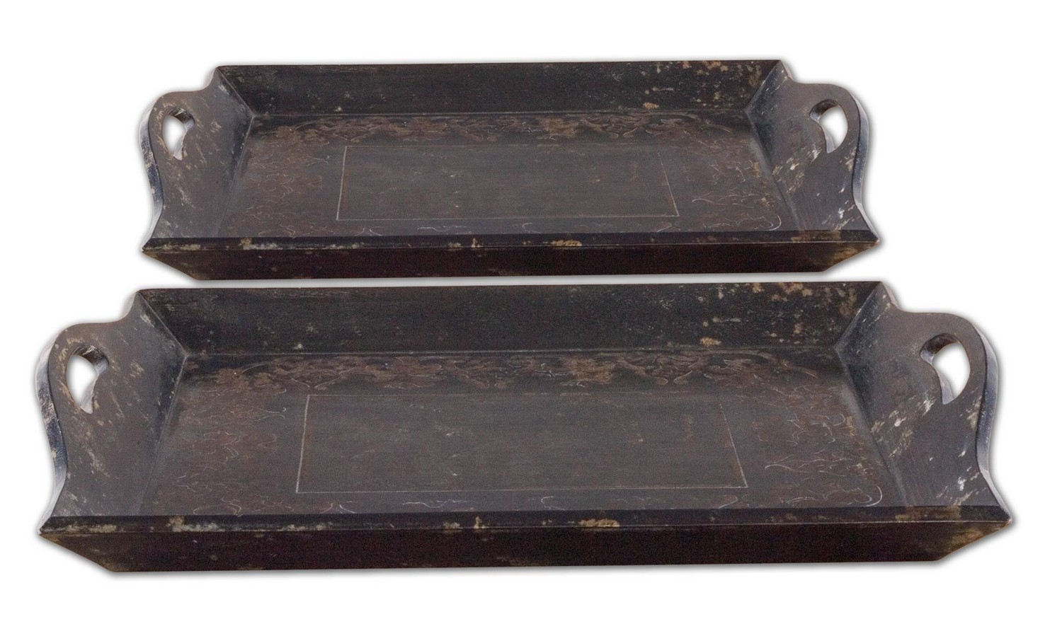Uttermost Melani Antique Trays - Set of 2