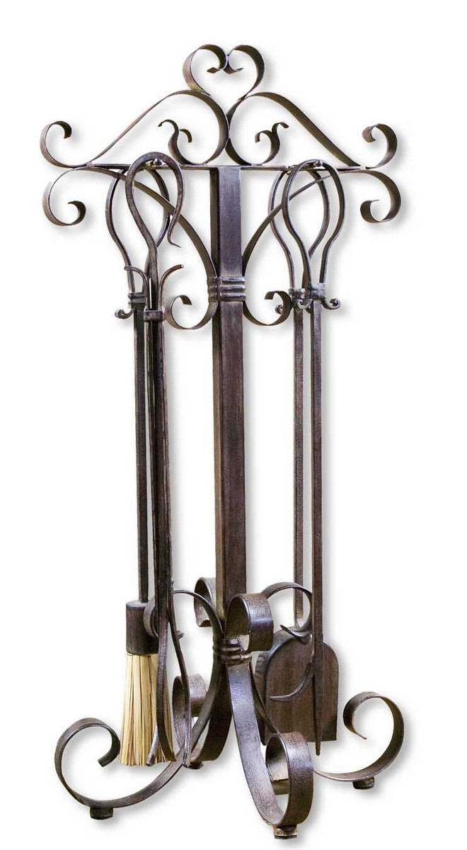Uttermost Daymeion Metal Fireplace Tools - Set of 5