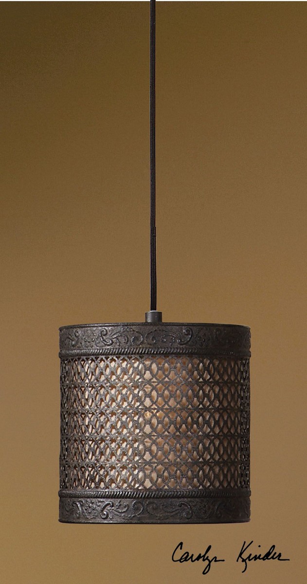 Uttermost New Orleans 1 Light Mini Drum Pendant