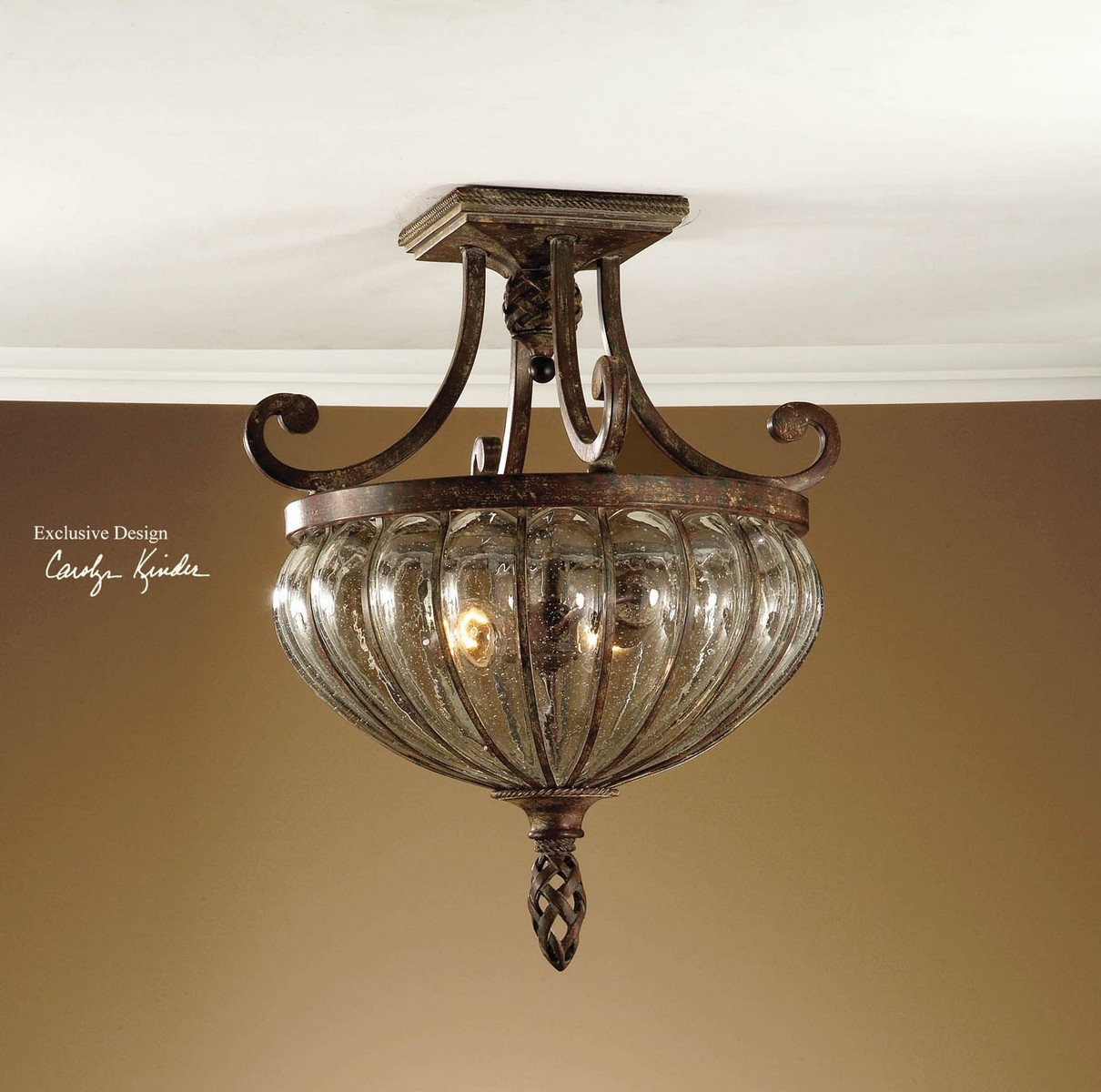 Uttermost Geleana Semi Flush Mount Light