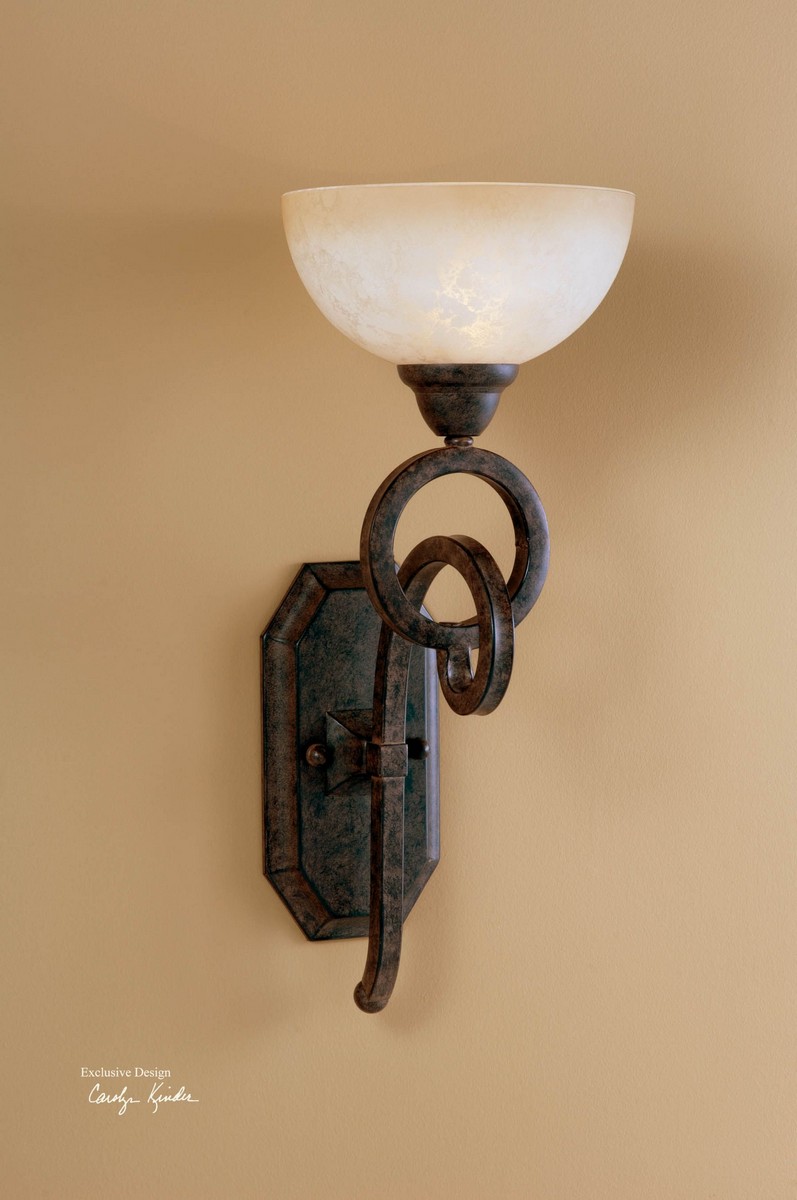 Uttermost Legato Glass Wall Sconce