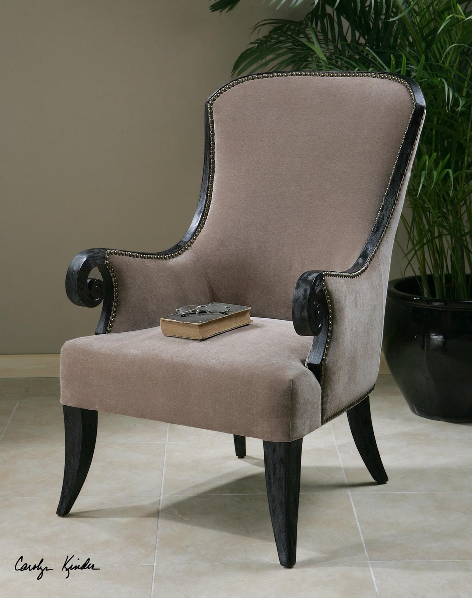 Uttermost Kandy Taupe ArmChair