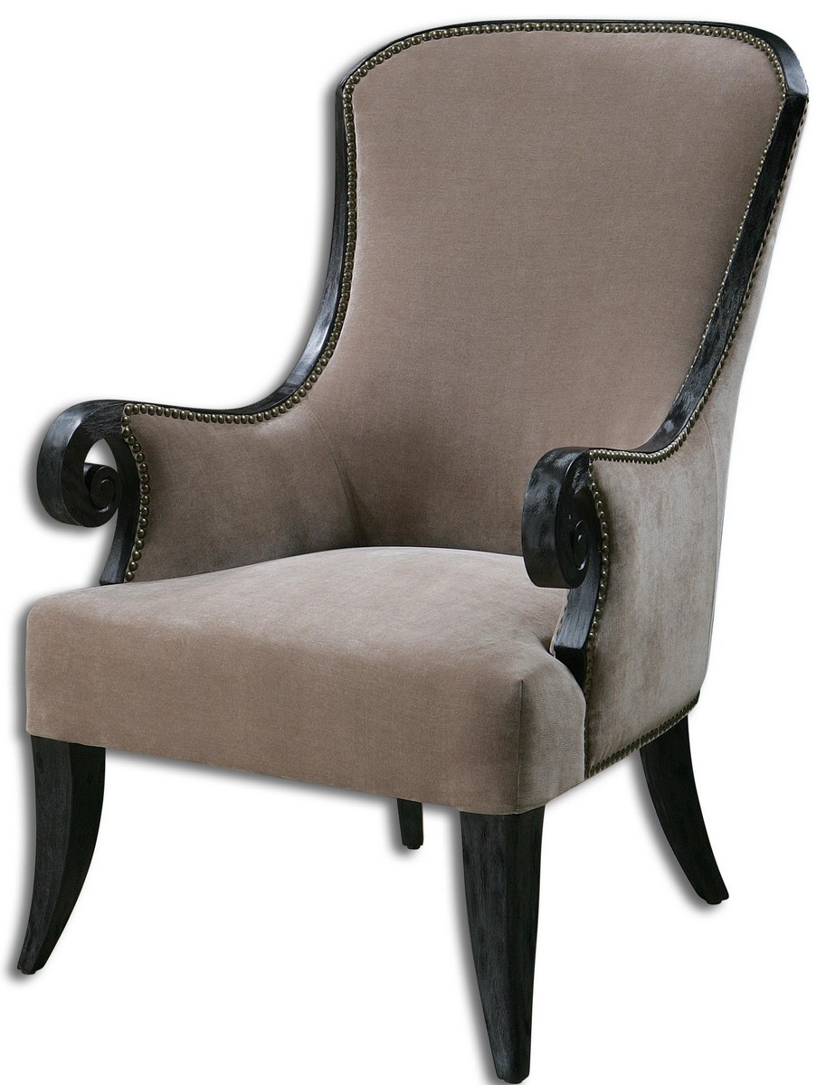 Uttermost Kandy Taupe ArmChair