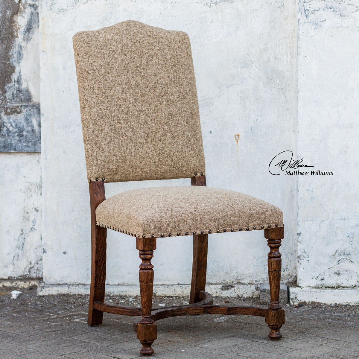 Uttermost Pierson Textured Linen Accent Chair