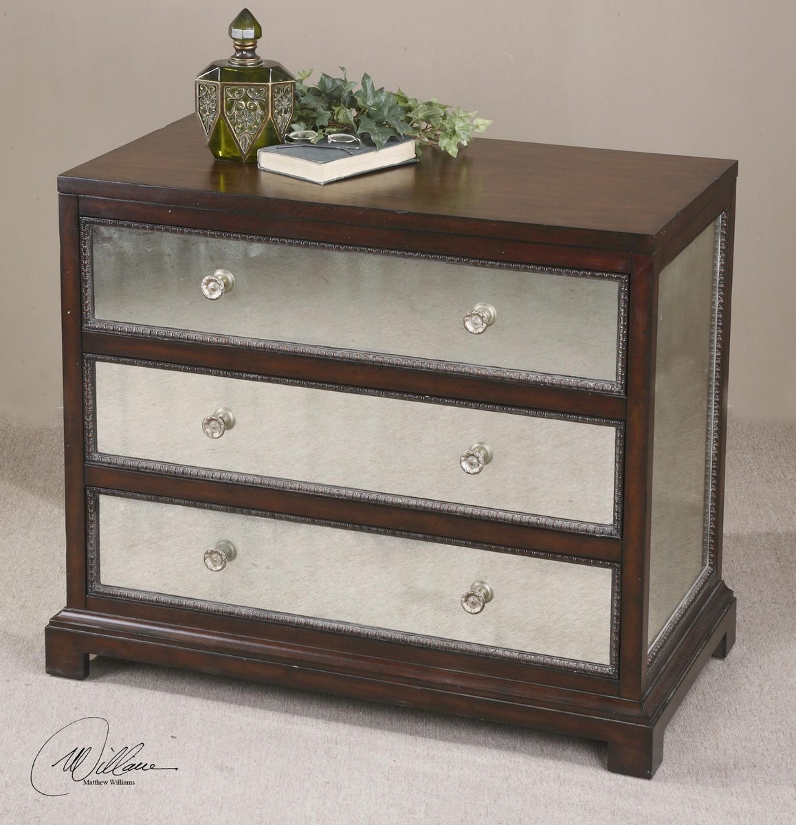 Uttermost Jayne Mirrored Accent Chest