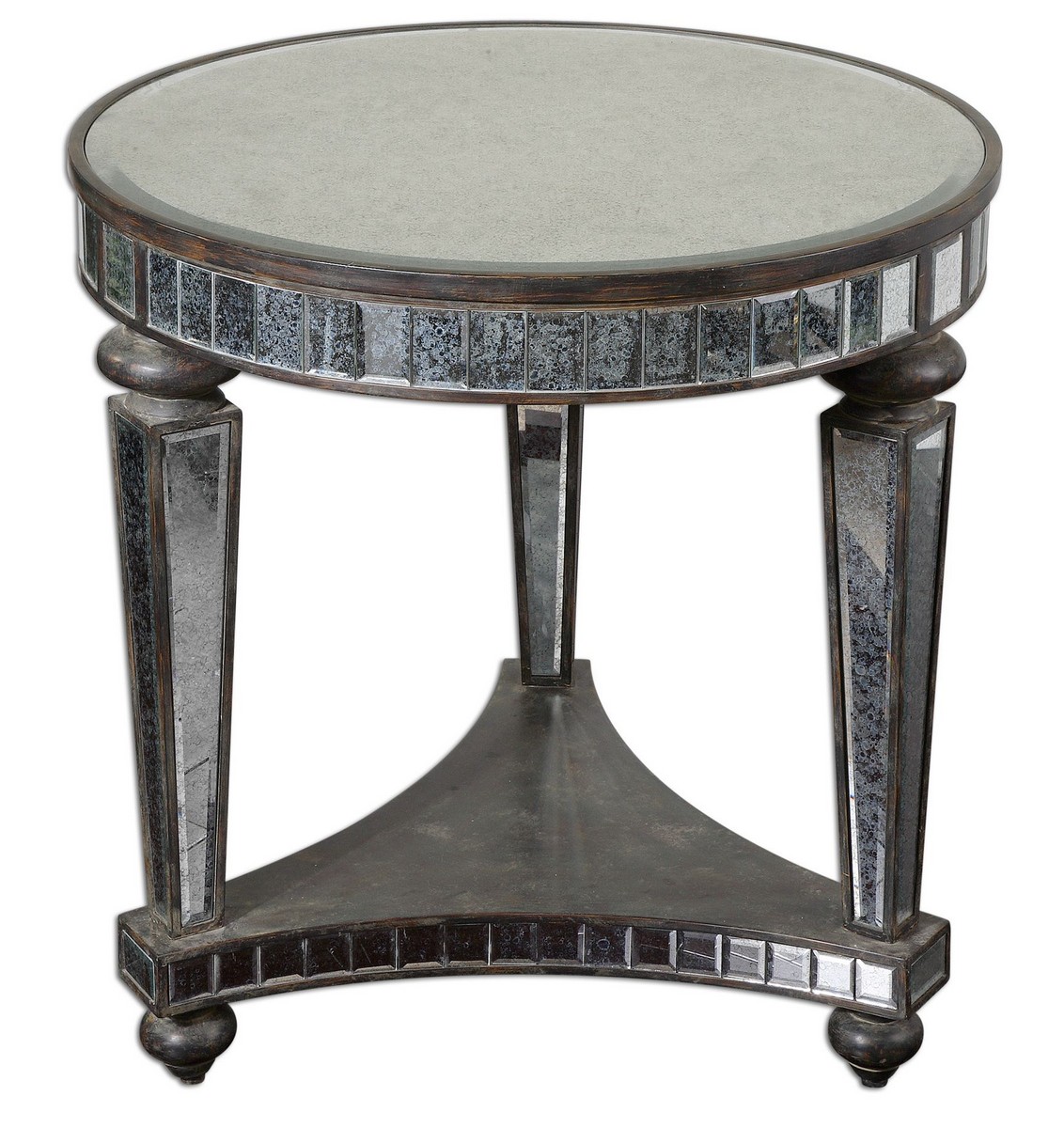 Uttermost Sinley Mirrored Accent Table