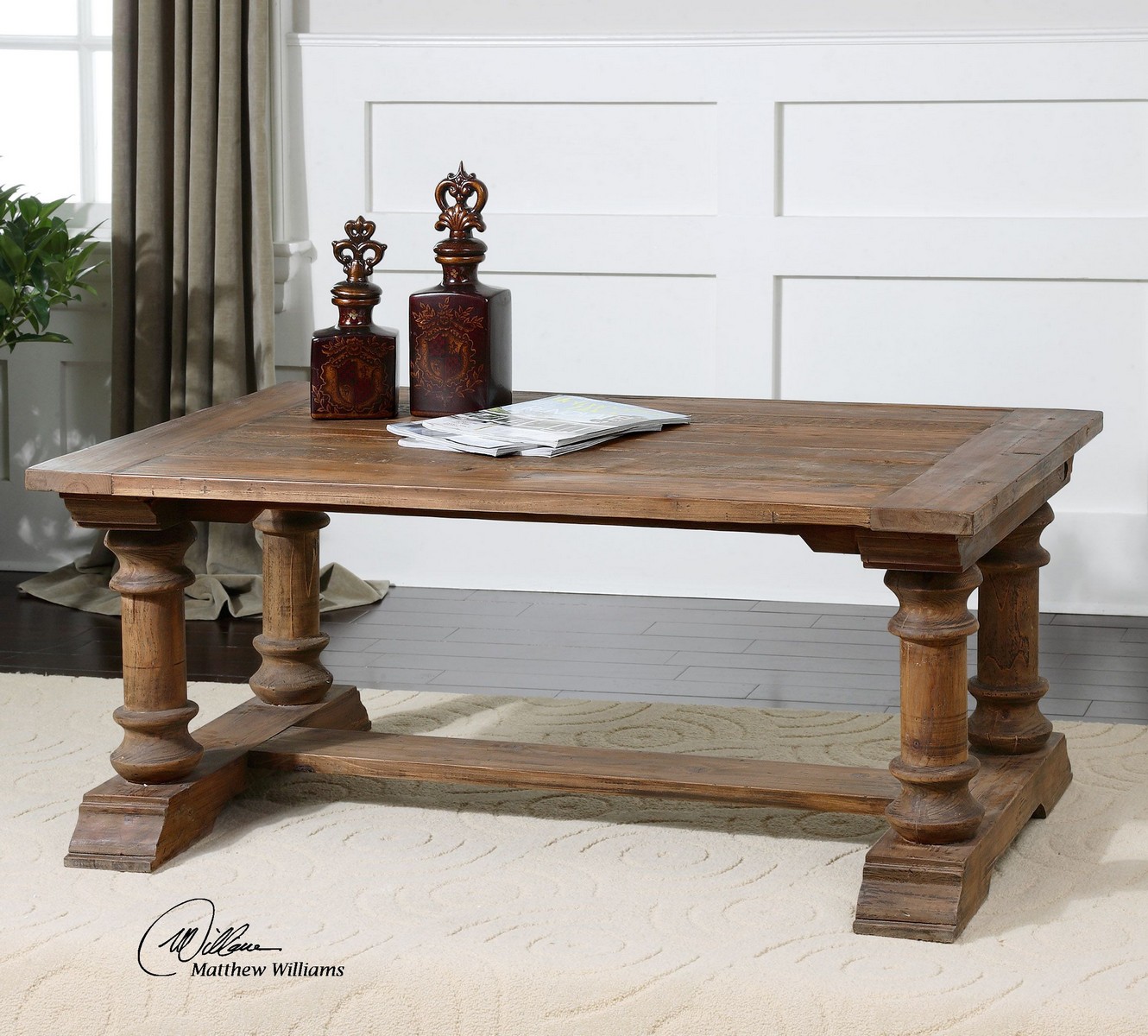 Uttermost Saturia Wooden Coffee Table