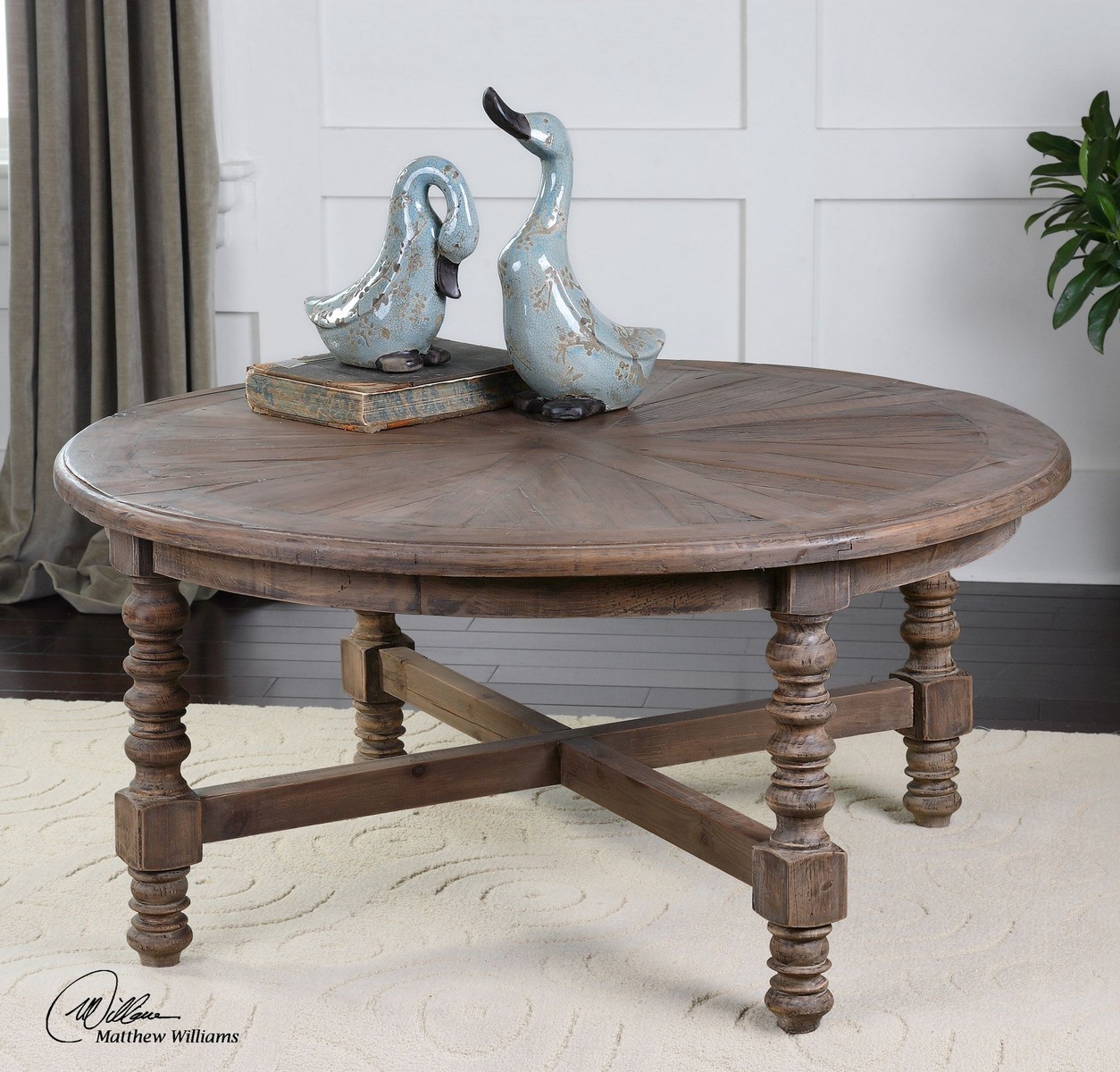 Uttermost Samuelle Wooden Coffee Table