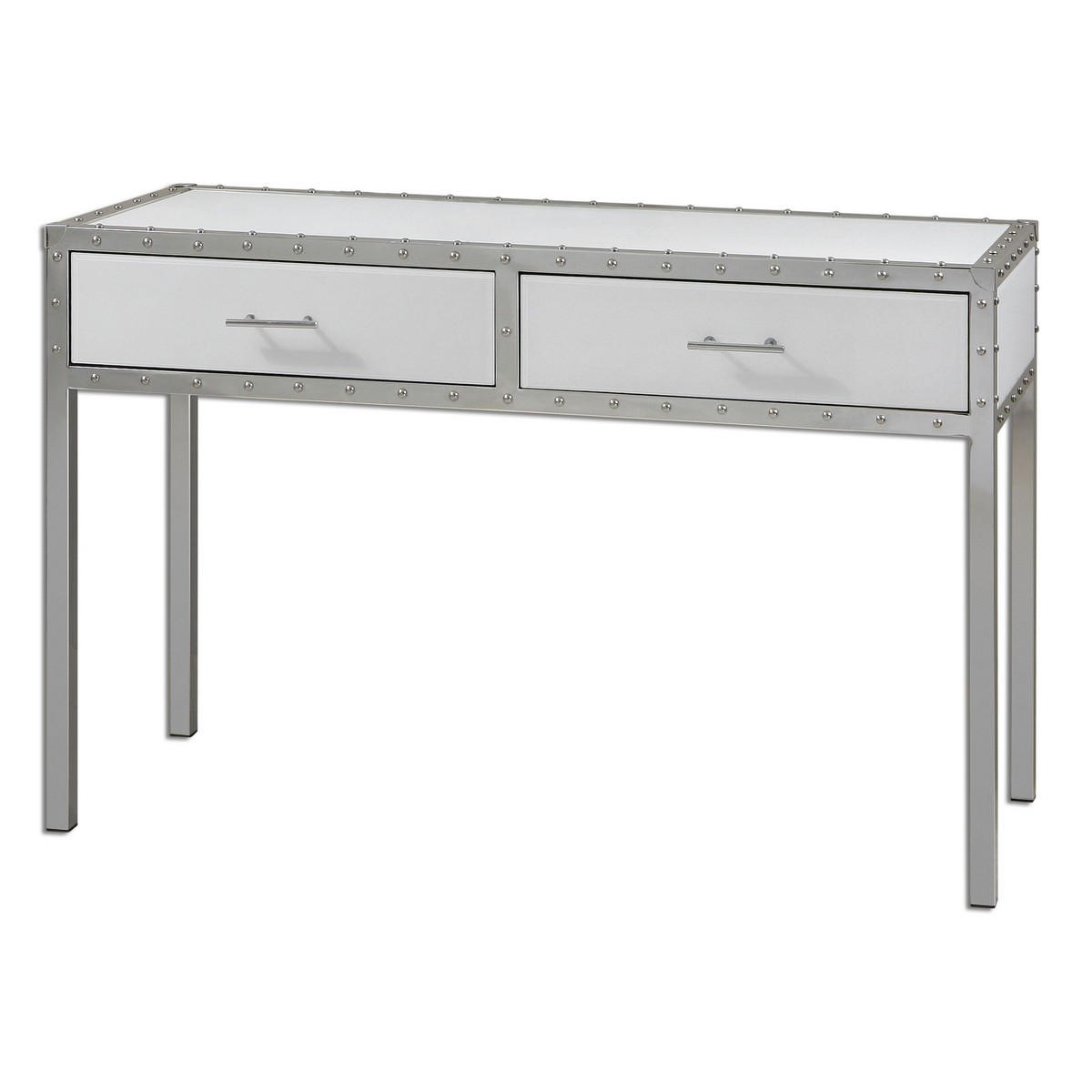 Uttermost Bryton White Console Table