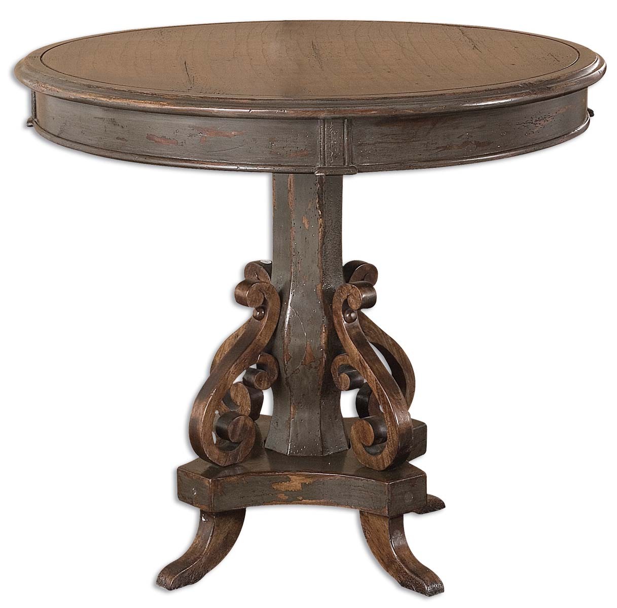 Uttermost Anya Round Pedestal Table
