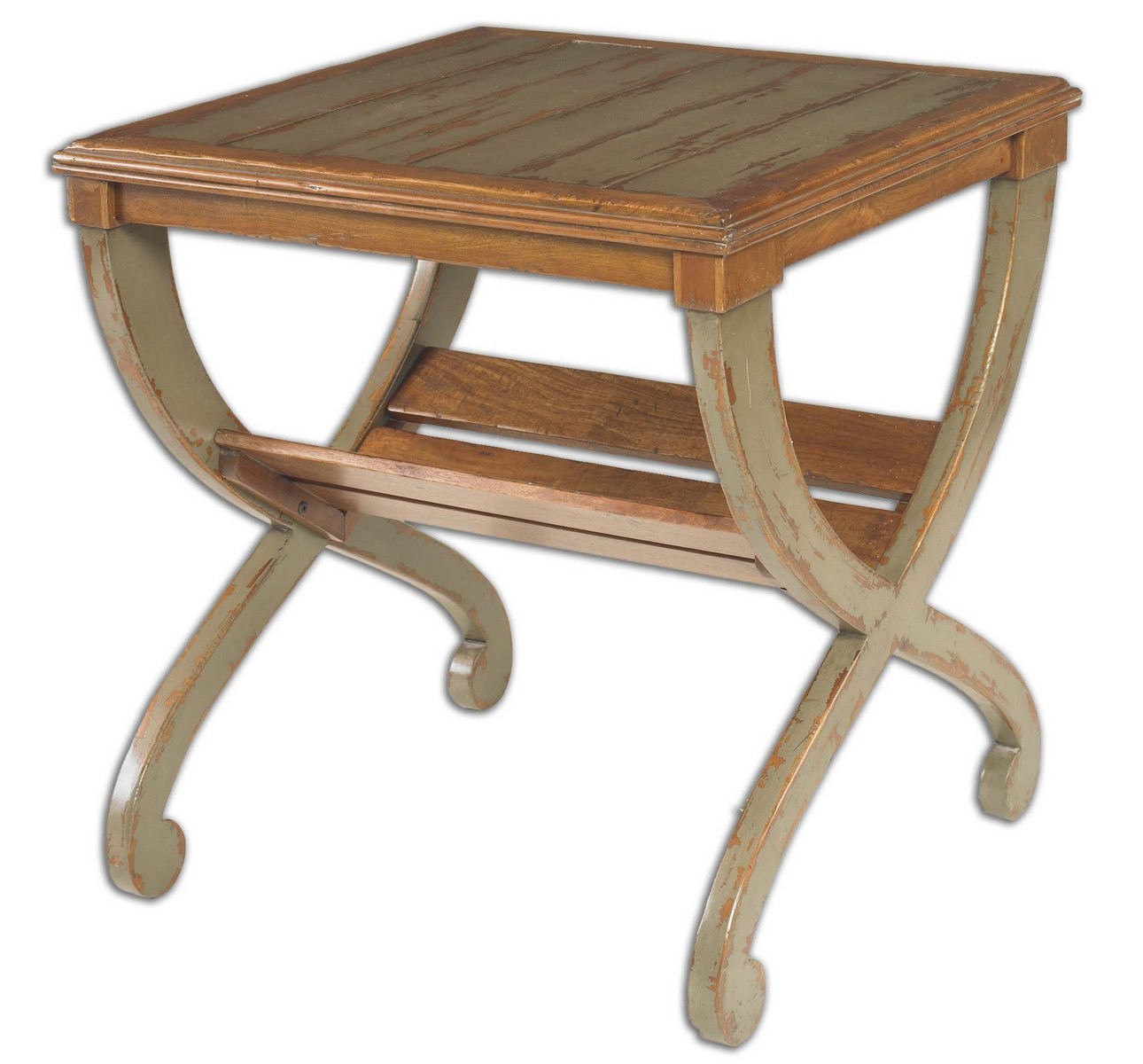 Uttermost Ronica Solid Wood Accent Table