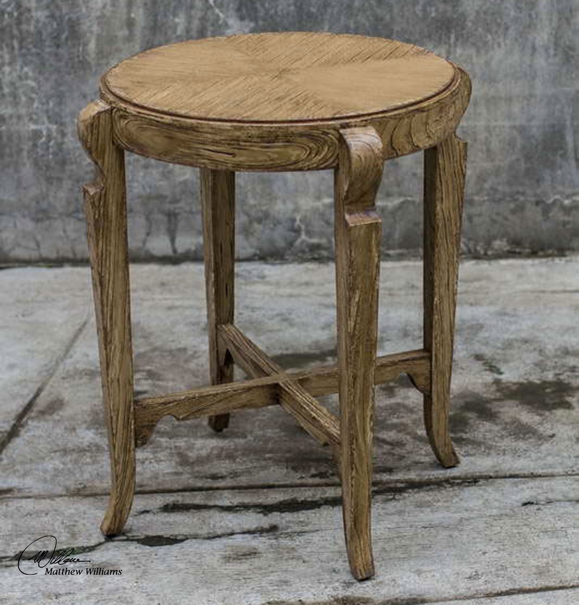 Uttermost Bandi Dstressed Accent Table