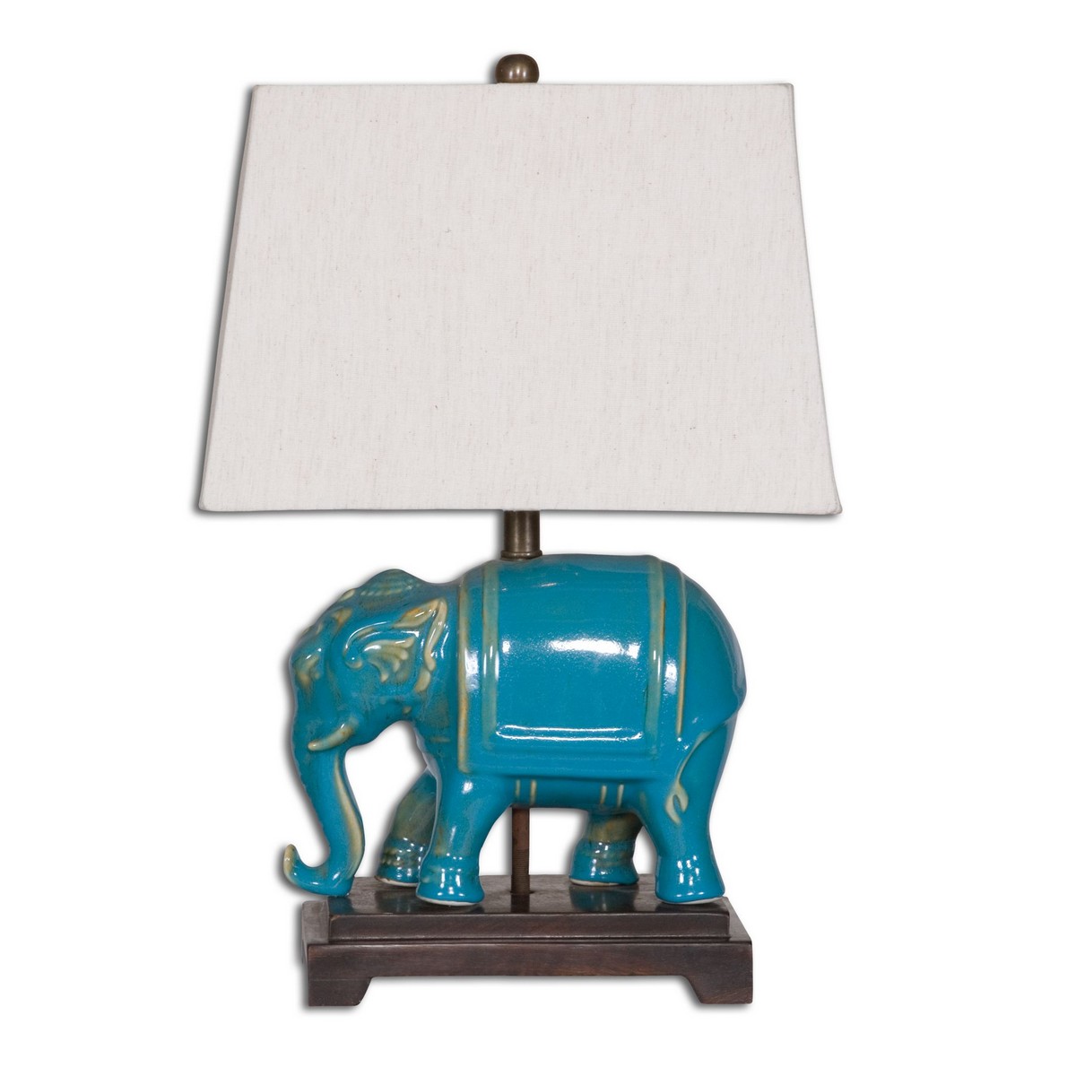 Uttermost Pradesh Blue Ceramic Table Lamp