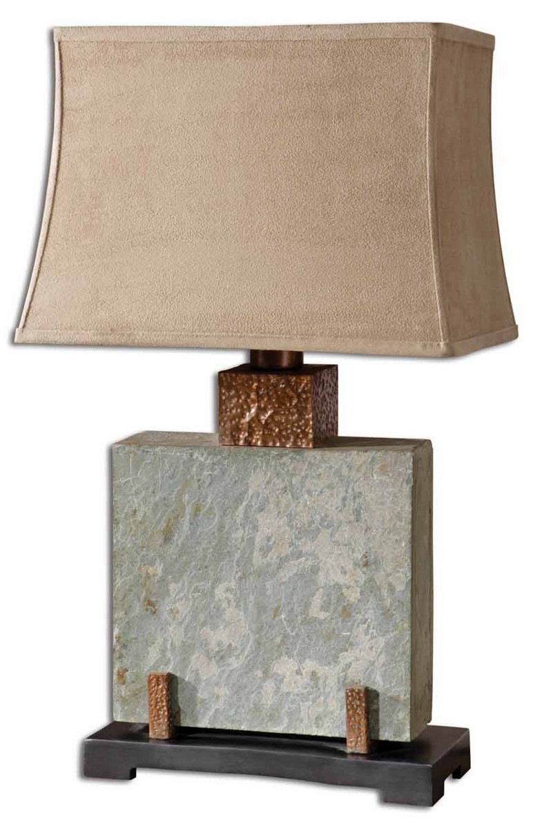 Uttermost Slate Square Table Lamp Uttermost Slate Square Table Lamp