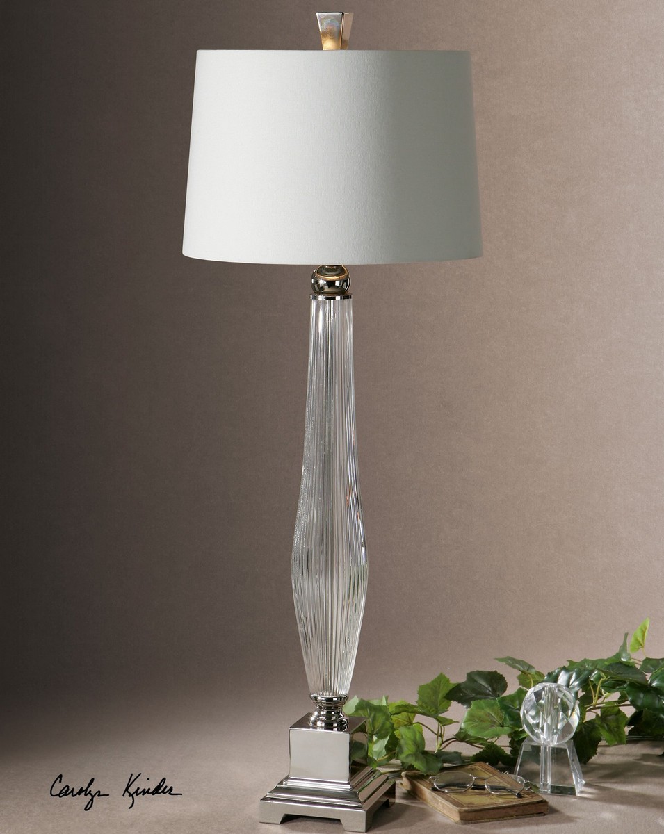 Uttermost Bernalda Fluted Glass Lamp