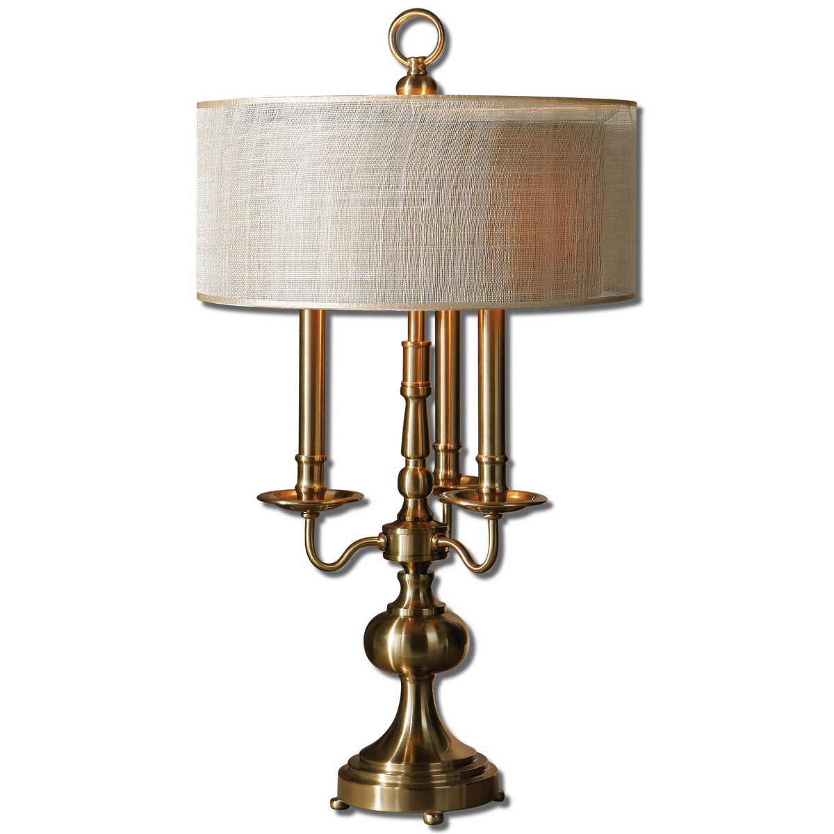 Uttermost Santina Brushed Brass Table Lamp