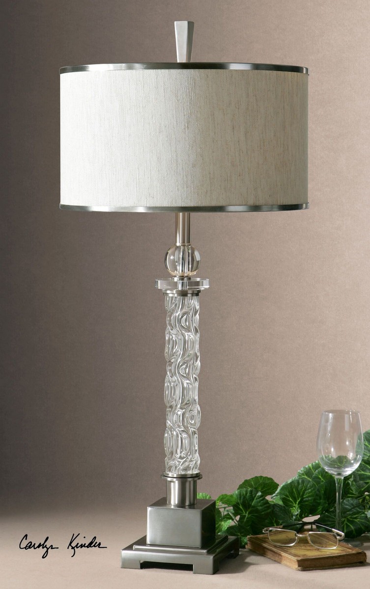 Uttermost Campania Glass Table Lamp