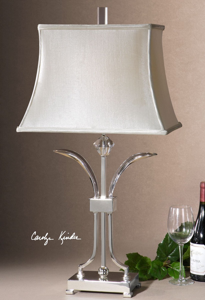 Uttermost Carovilli Nickel Table Lamp