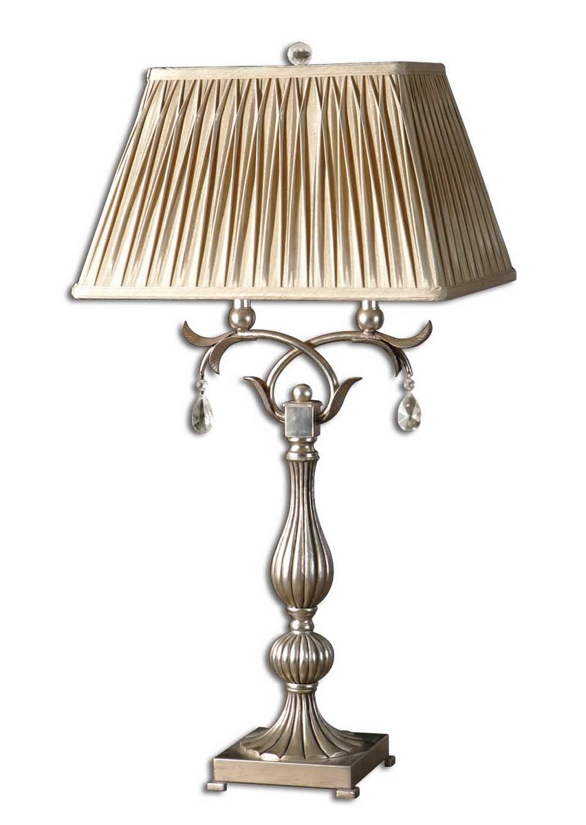 Uttermost Floriane Silver Table Lamp