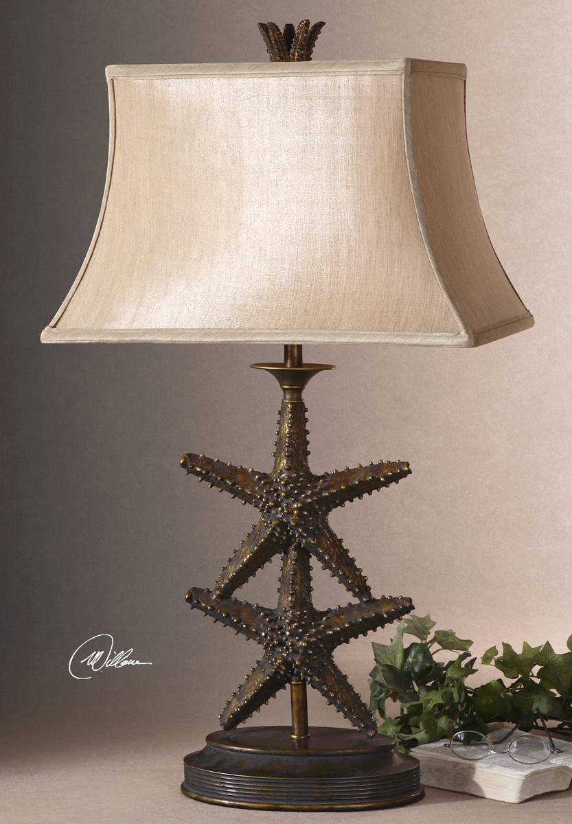 Uttermost Starfish Gold Table Lamp