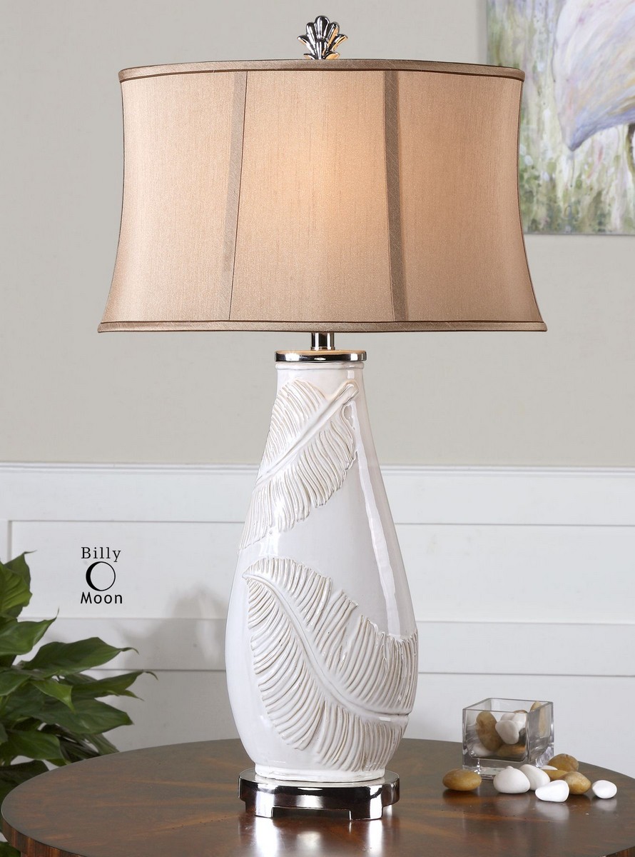 Uttermost Lorida White Table Lamp