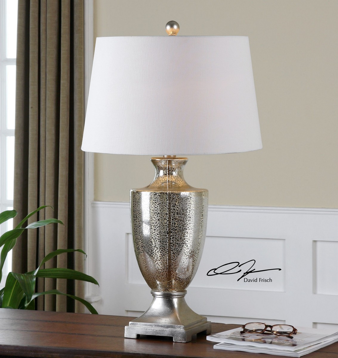 Uttermost Antonius Mercury Glass Table Lamp