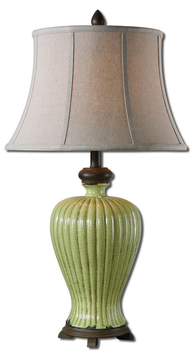 Uttermost Morbello Antique Green Table Lamp