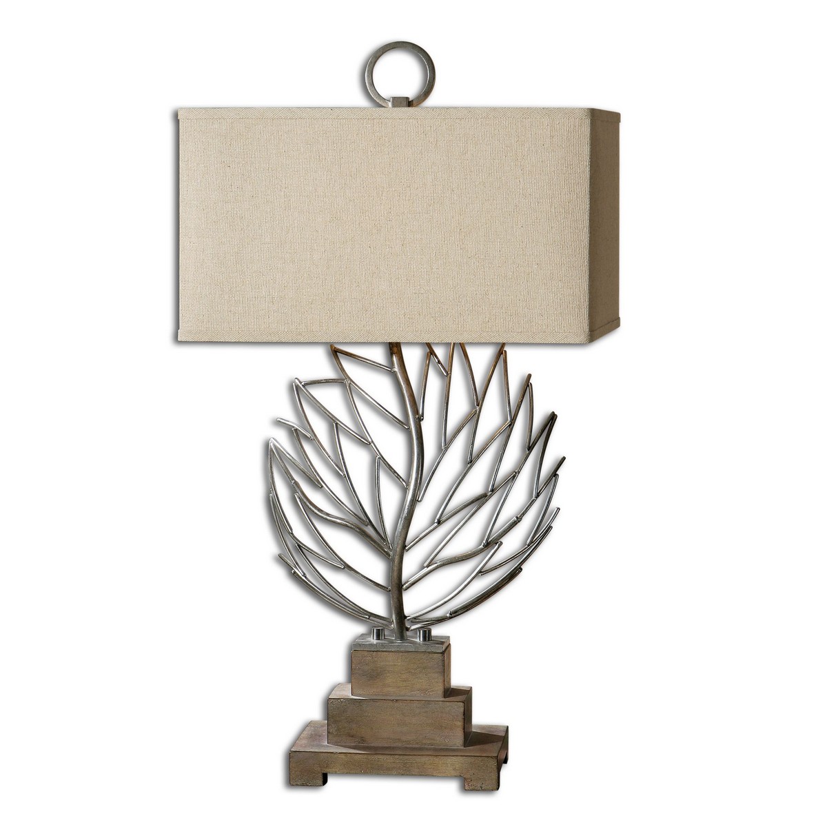 Uttermost Argento Metal Branches Table Lamp