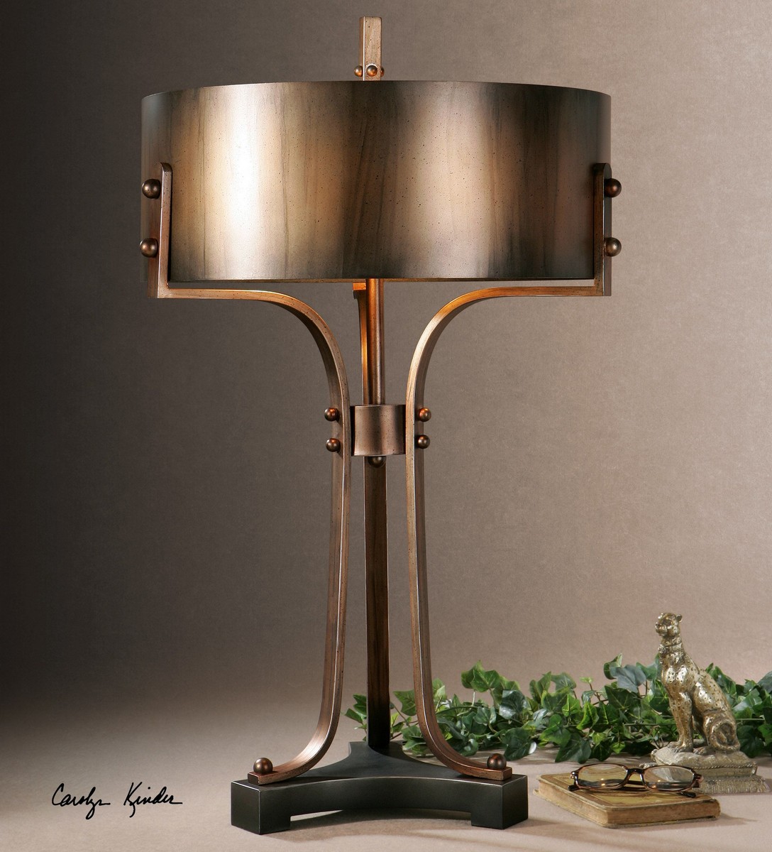 Uttermost Akron Copper Table Lamp