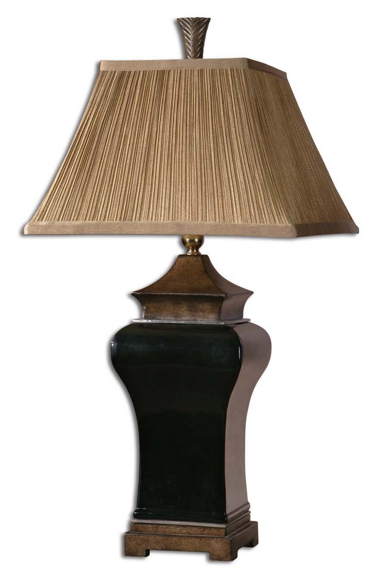 Uttermost Delmar Black Table Lamp