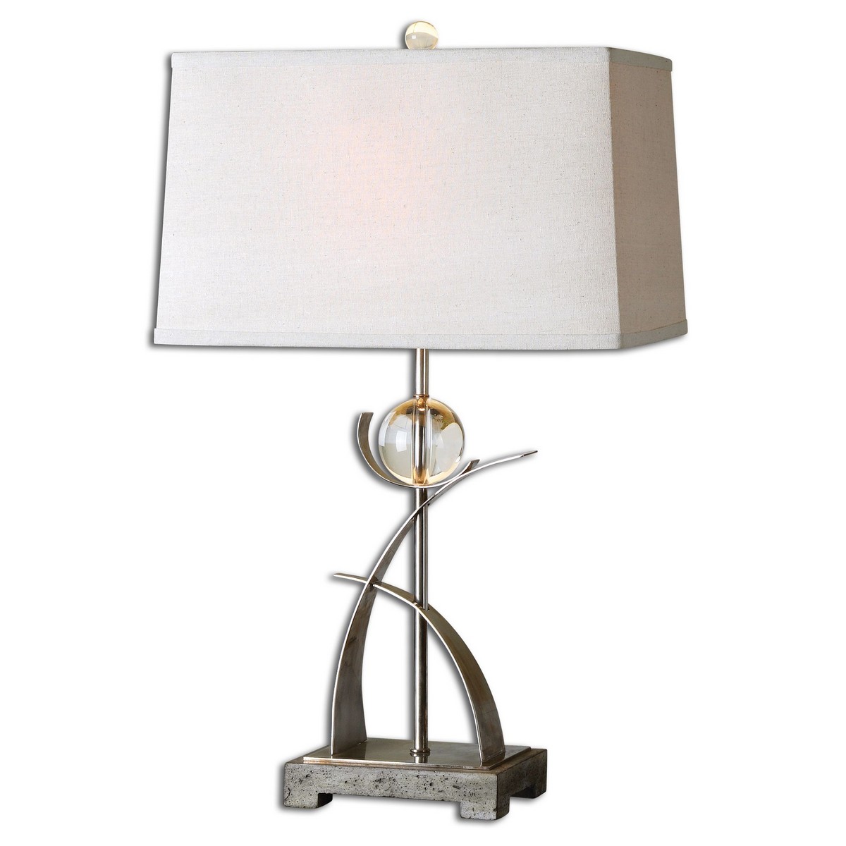 Uttermost Cortlandt Curved Metal Table Lamp