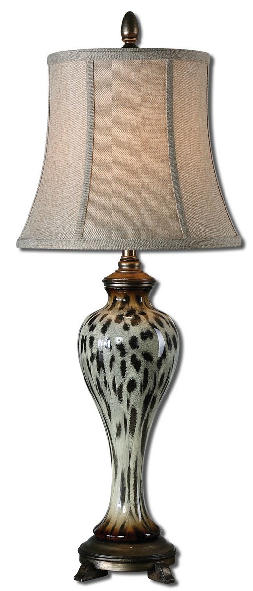 Uttermost Malawi Cheetah Print Buffet Lamp