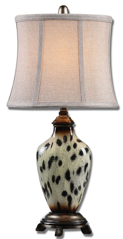 Uttermost Malawi Cheetah Print Table Lamp