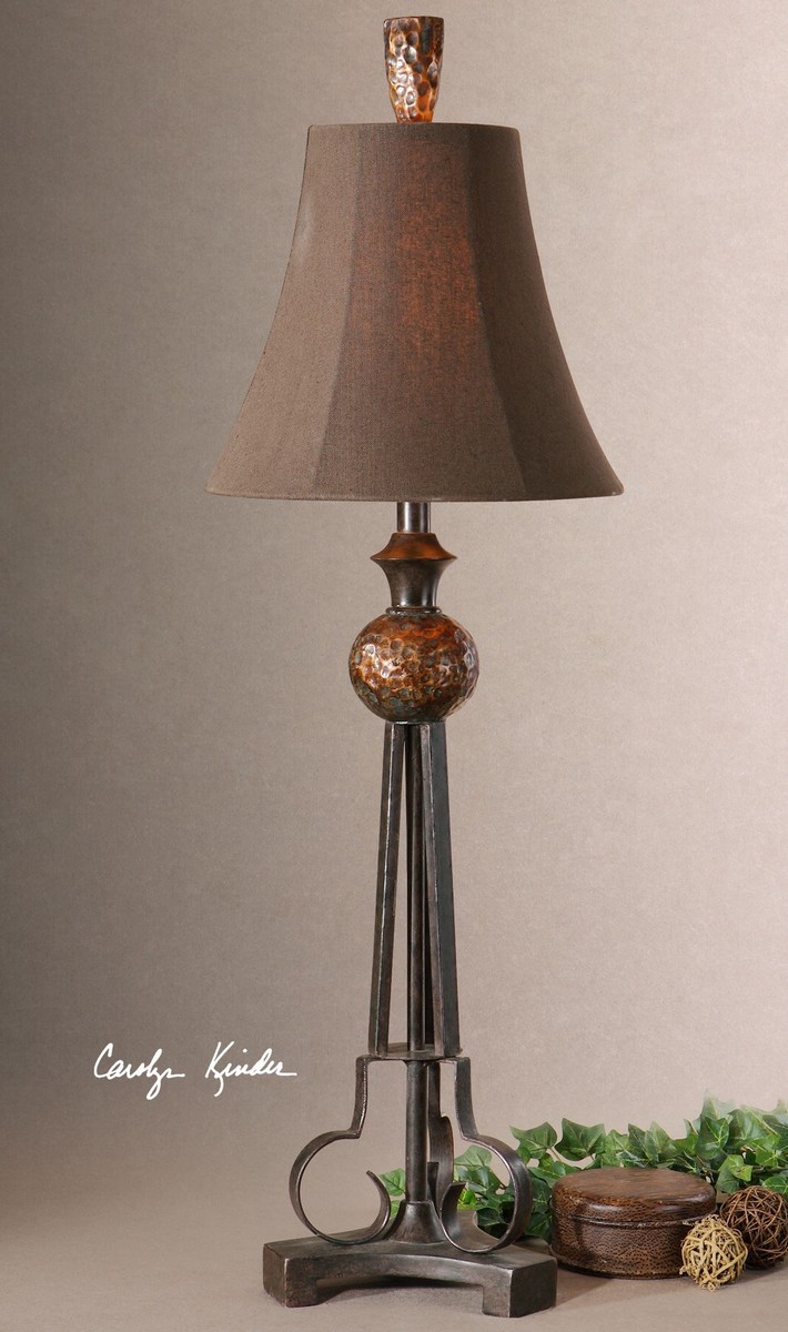 Uttermost Amarion Distressed Bronze Buffet Lamp
