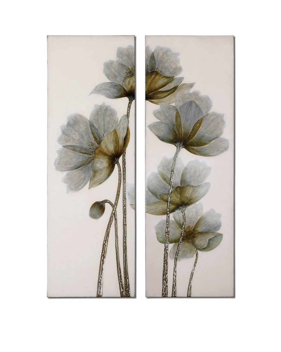 Uttermost Floral Glow Floral Art - Set of 2