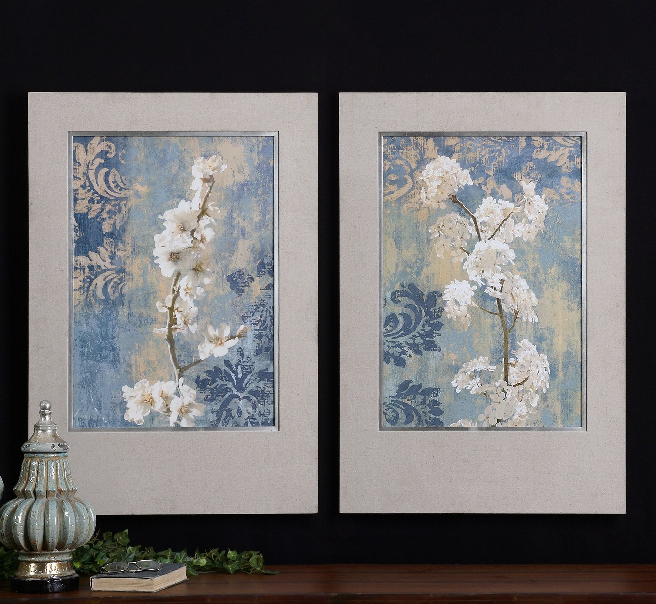 Uttermost Blossoms Framed Art - Set of 2