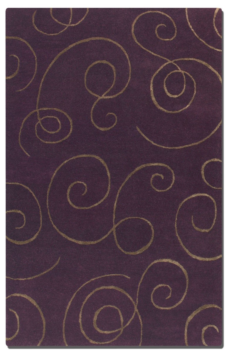 Uttermost Manhattan 5 X 8 Rug - Purple Uttermost Manhattan 5 X 8 Rug - Purple