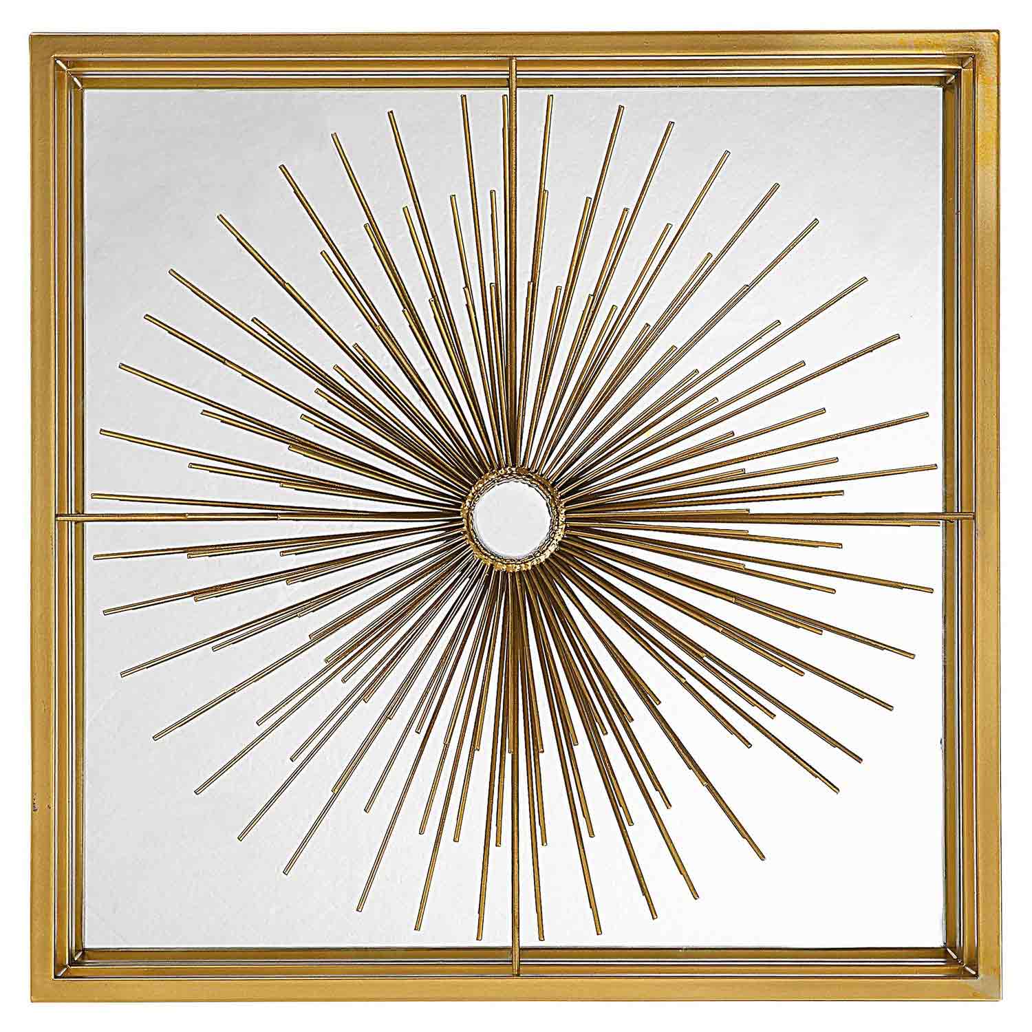 Uttermost Starlight Mirrored Wall Decor - Brass