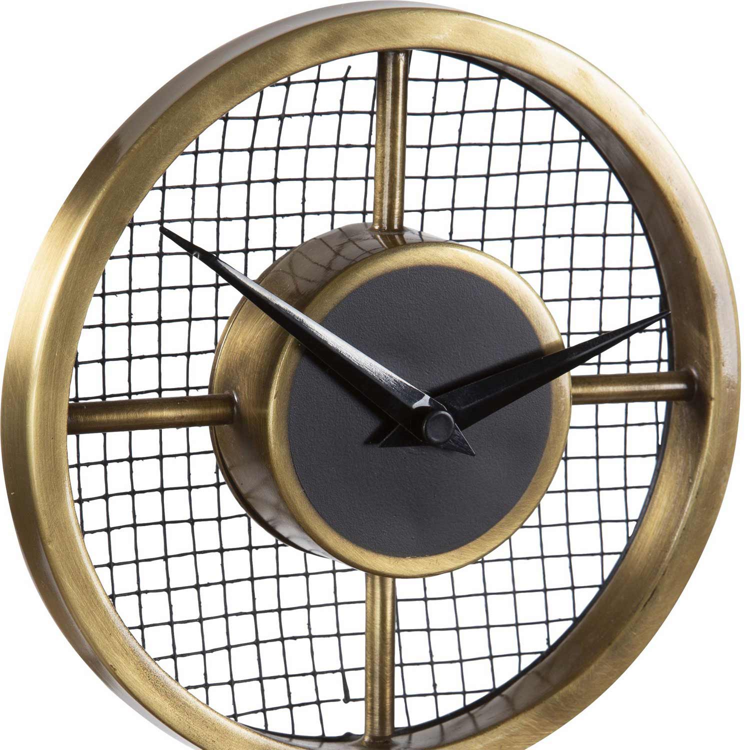 Uttermost Gio Table Clock - Brass