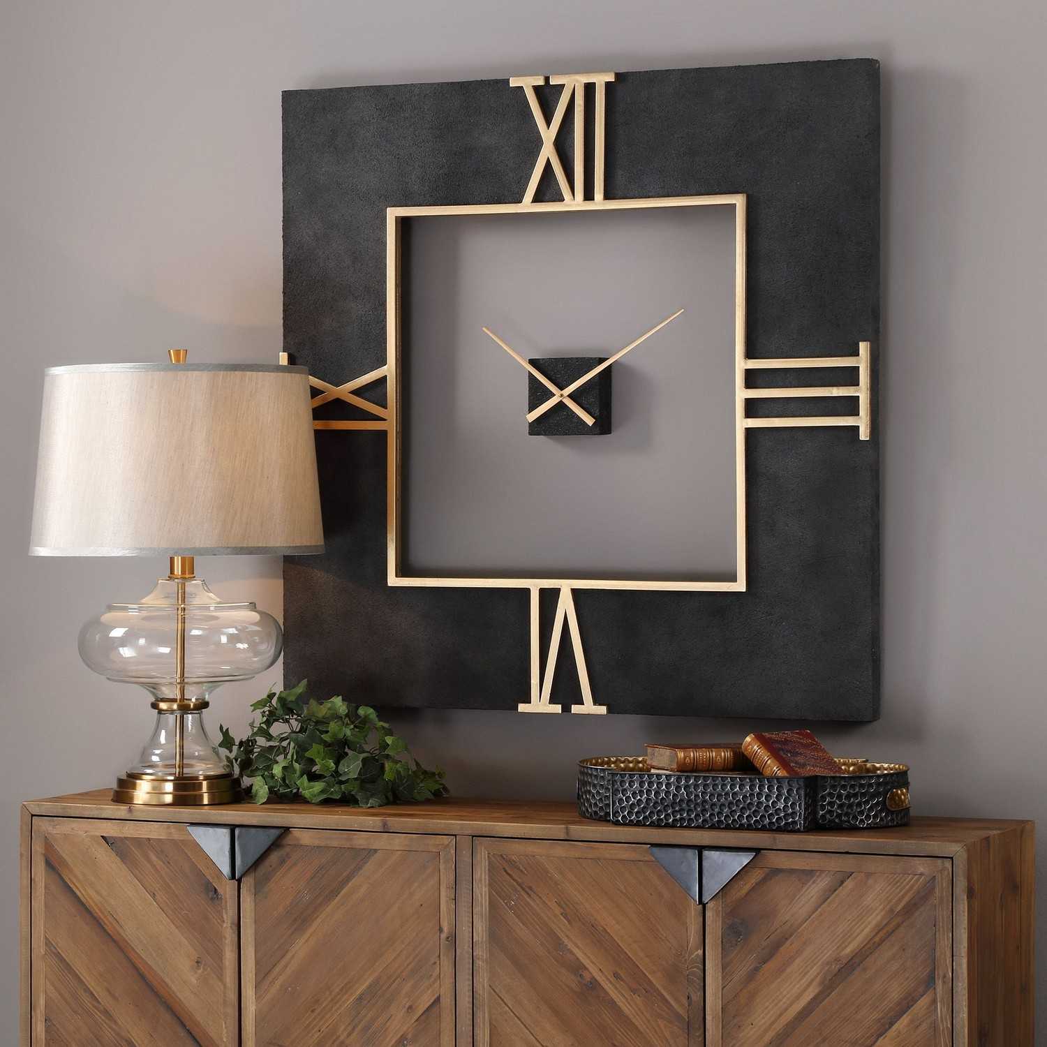 Uttermost Mudita Square Wall Clock