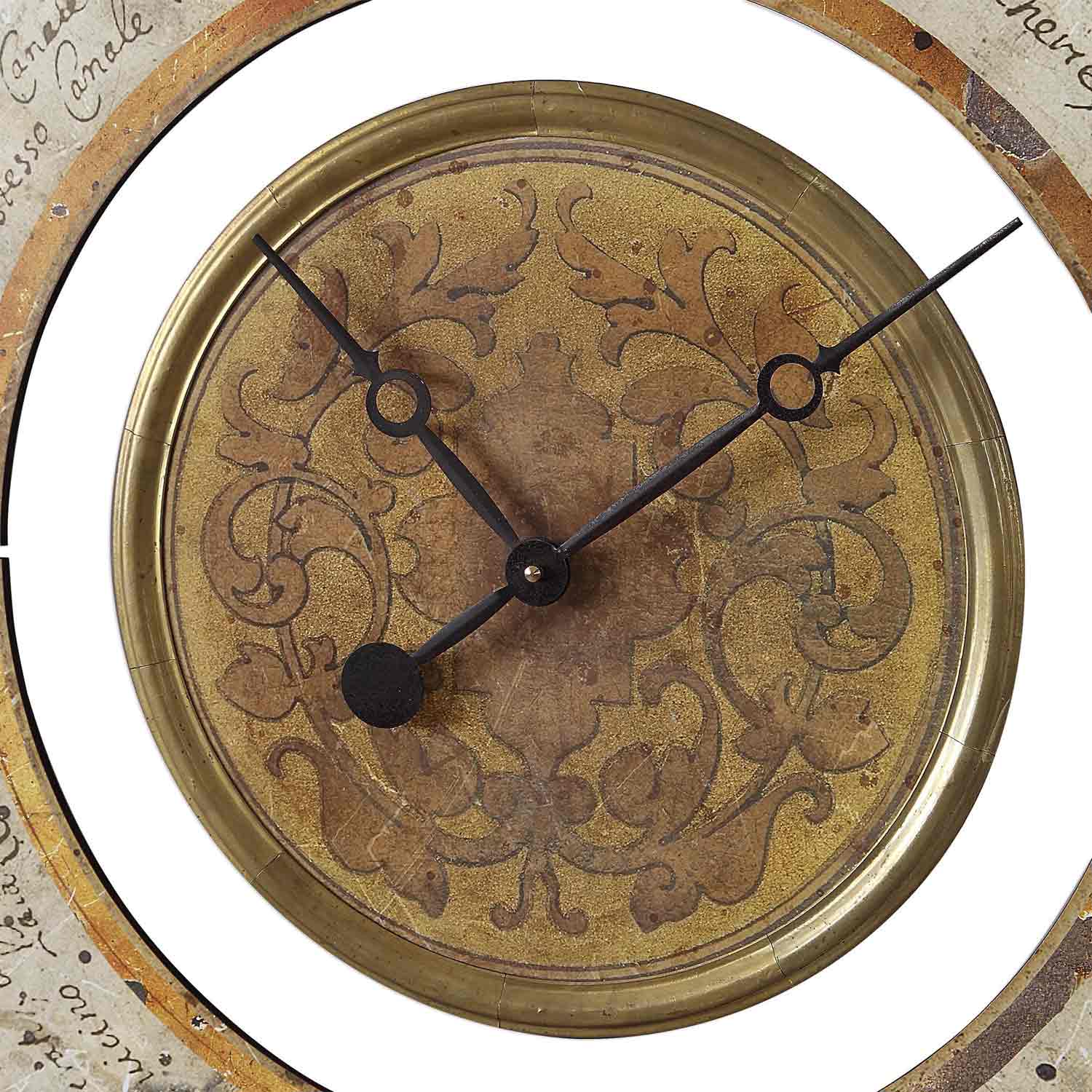 Uttermost Ezekiel Weathered Wall Clock