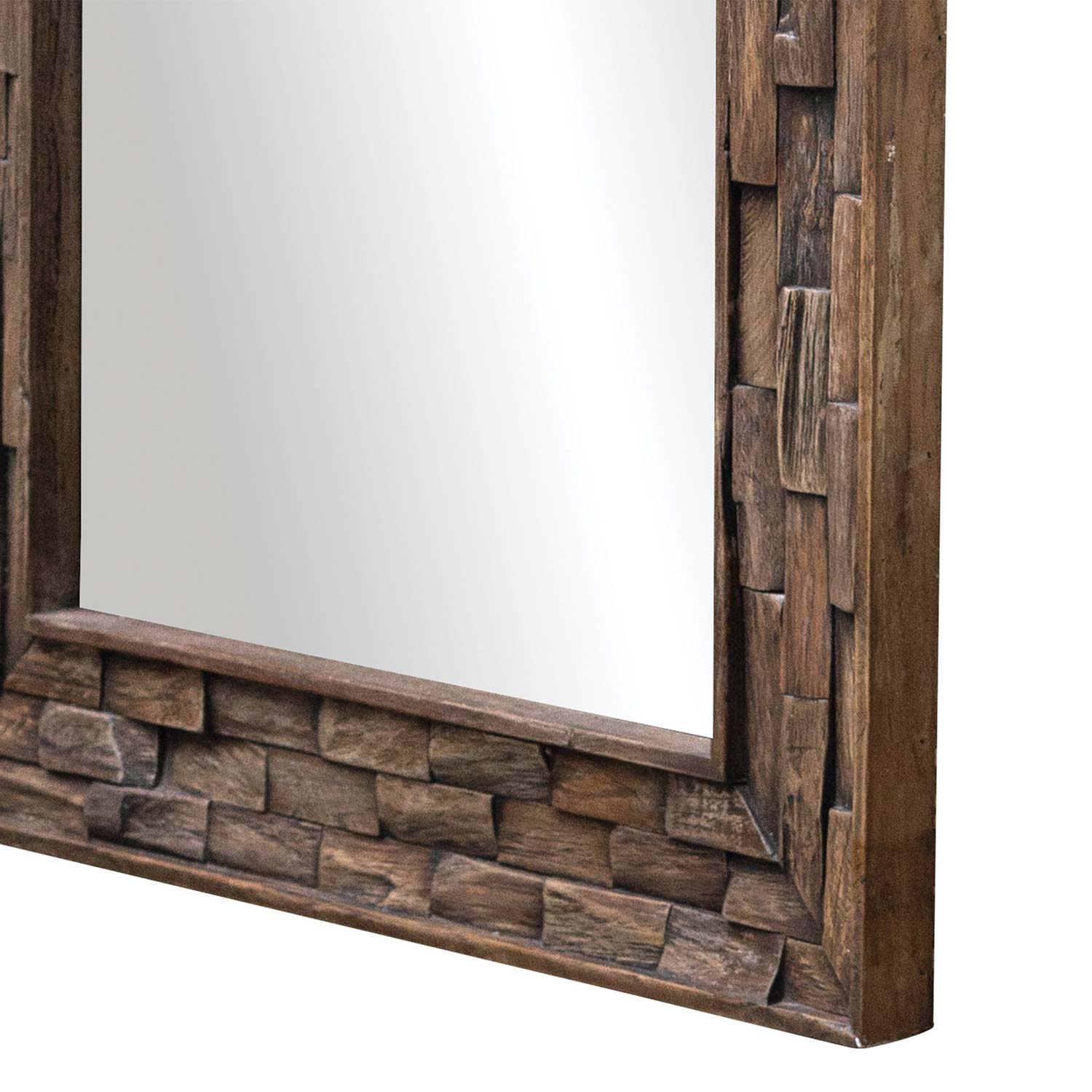 Uttermost Damon Wood Mirror - Mosaic