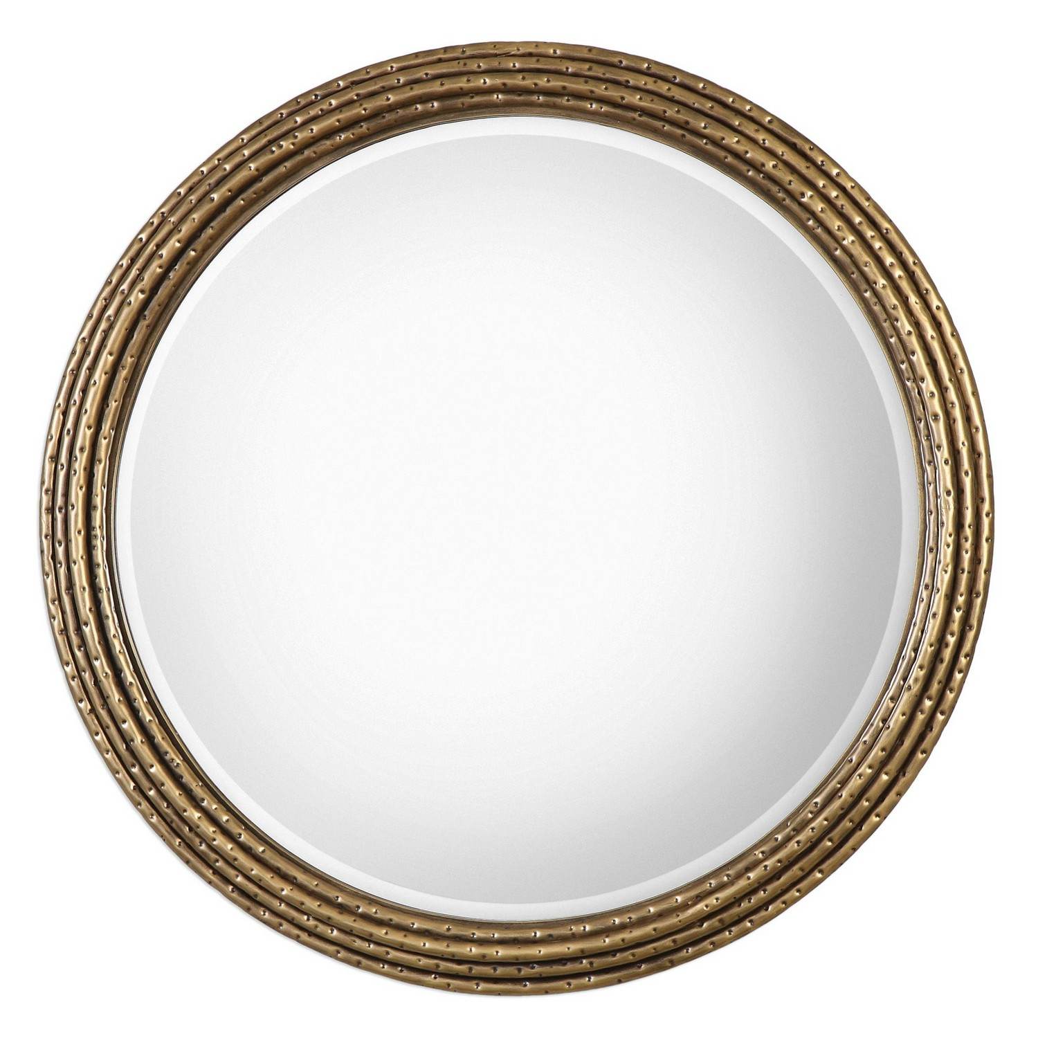 Uttermost Spera Round Mirror - Gold